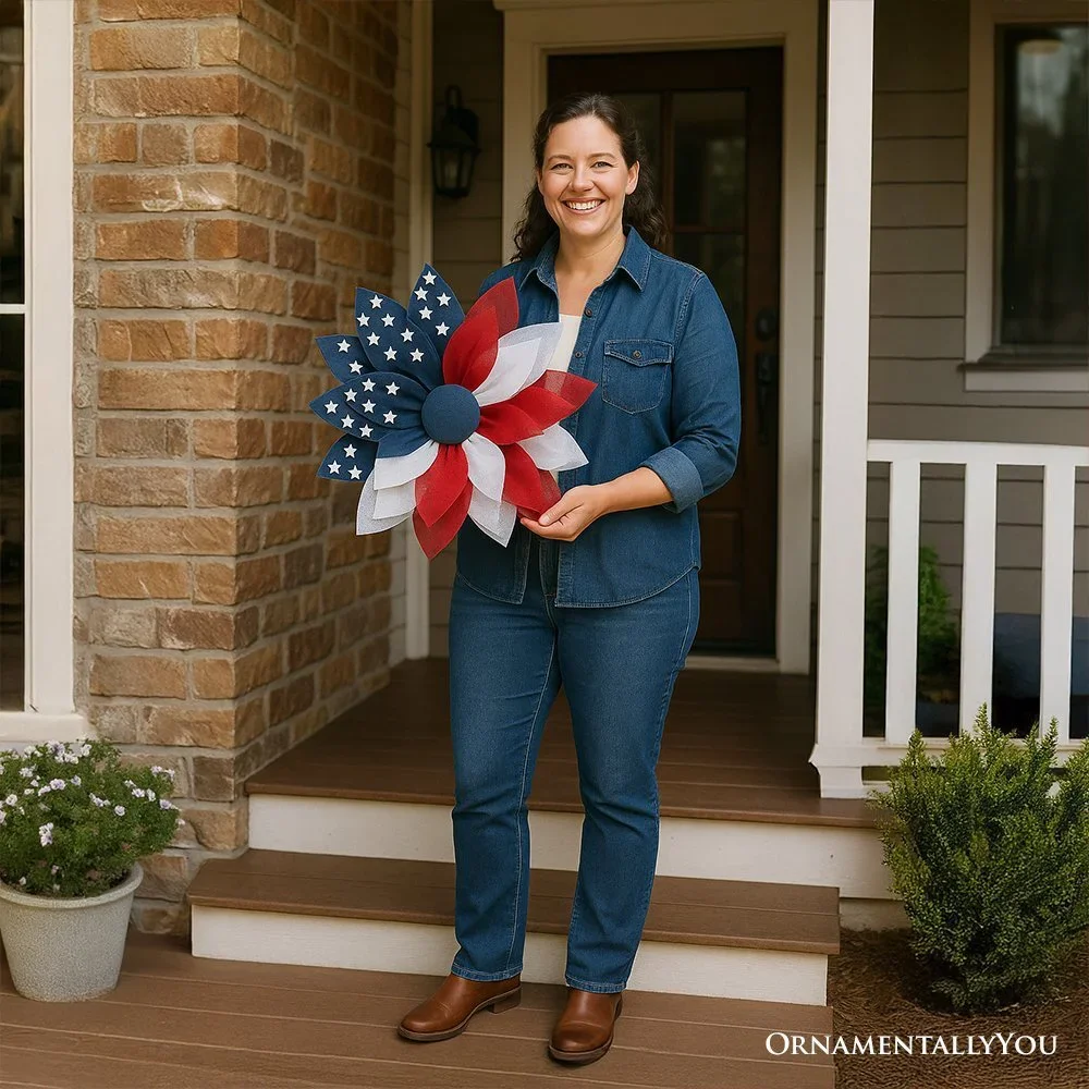 Rustic Burlap Patriotic 22